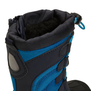 Botas de nieve para niño de nylon con protector de caucho y cremallera de la 20 a la 23 