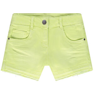 Short vaquero efecto overdye para niña 