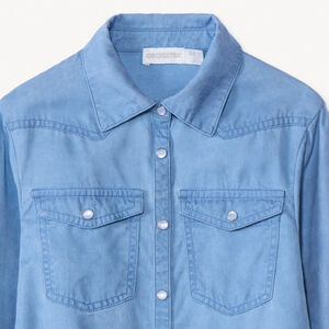 Chemise manches longues style western pour fille  Main Chemise manches longues style western pour fille