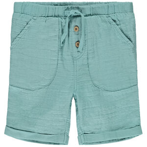 Bermudas de doble gasa unida para bebé niño 