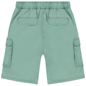 Bermudas lisas con múltiples bolsillos niño 