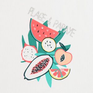 Conjunto estampado frutas 
