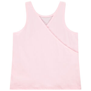 Camiseta sin mangas con strass y espalda cruzada niña 