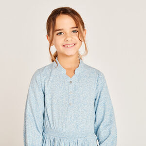 Ropa de mangas largas con estampado de flores niña 
