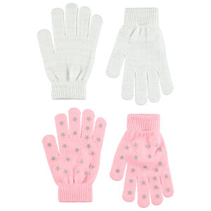 Pack de 2 pares de guantes de punto para bebé  Main Pack de 2 pares de guantes de punto para bebé