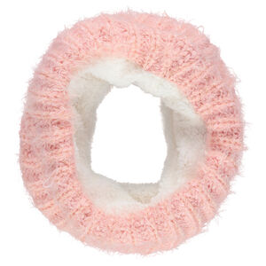 Snood de punto con efecto pelo y forro de borreguillo 