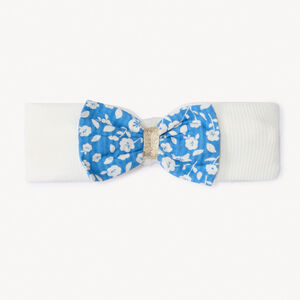 Banda con lazo estampado floral para bebé niña  Main Banda con lazo estampado floral para bebé niña
