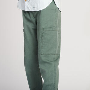 Pantalón de efecto acanalado con bolsillos niño 