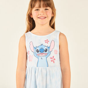 Vestido sin mangas tie and dye de Stitch de Disney para niñas 