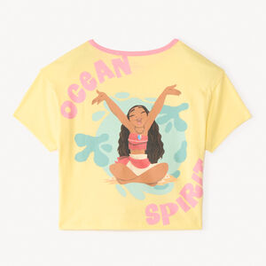 Camiseta de manga corta con estampado de Vaiana de Disney para niña 