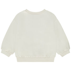 Sudadera oversize de felpa con bordados para bebé niña 