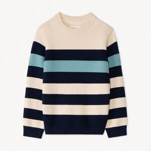Suéter a rayas de punto para niño 
