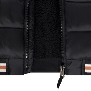 Chaqueta acolchada efecto color block forrada en sherpa para niño 