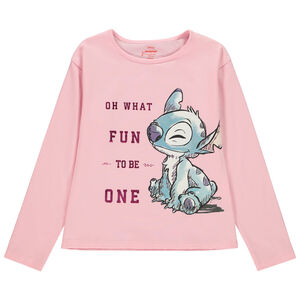 Camiseta de manga larga estampada Stitch Disney para niña Main Camiseta de manga larga estampada Stitch Disney para niña
