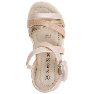 Sandalias de tiras cruzadas con suela con volumen para niña 