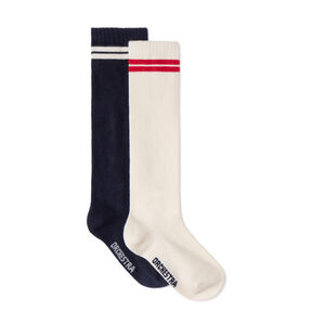Lot de 2 paires de chaussettes hautes pour fille 