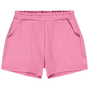 Short en maille effet smocké pour bébé fille 