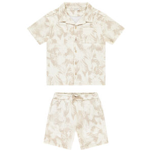 Conjunto de 2 piezas con estampado total para niño 