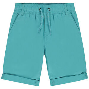 Bermuda lisa de popelina para niño 