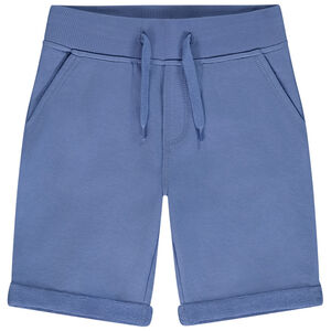 Bermudas de felpa lisa para niño 