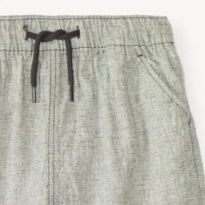Bermudas de lino con efecto jaspeado para niño 