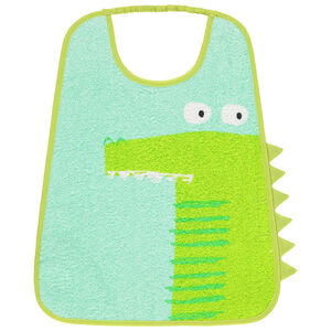 Babero de rizo con estampado dinosorios Main Babero de rizo con estampado dinosorios