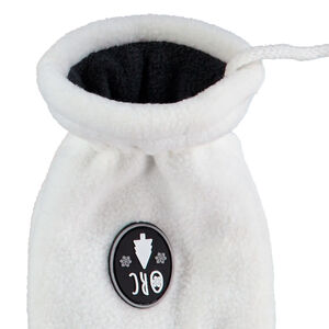 Guantes de micropolar forrados con badge de goma 