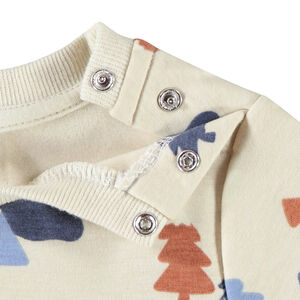 Conjunto de chándal de felpa estampado Ártico para bebé niño 