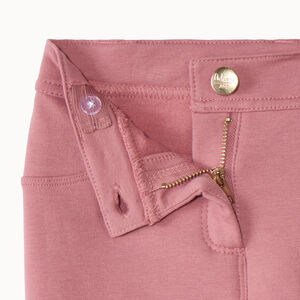 Pantalon skinny en molleton uni pour fille  Main Pantalon skinny en molleton uni pour fille