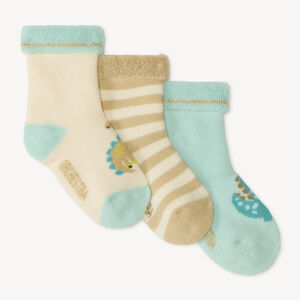 Lote de 3 calcetines de bucle para bebé niño 