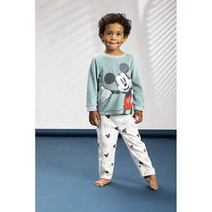 Pyjama 2 pièces en velours imprimé Mickey Disney pour bébé garçon Main Pyjama 2 pièces en velours imprimé Mickey Disney pour bébé garçon
