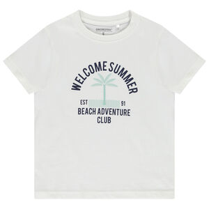 Camiseta de manga corta estampada para niño 