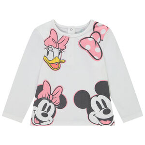 Camiseta de manga larga Mickey y sus amigos Disney para bebé niña 