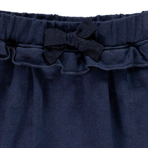 Pantalón de jogging de felpa con volante para bebé niña 