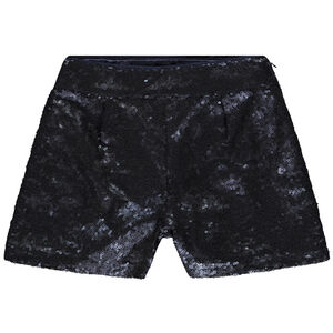 Short de fiesta de lentejuelas forrado de satén para niña  Main Short de fiesta de lentejuelas forrado de satén para niña