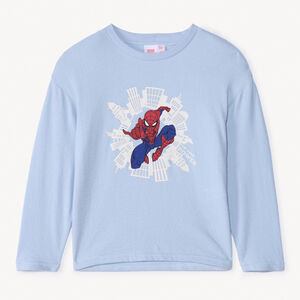 Camiseta de manga larga oversize de Spider-man Marvel para niño. 