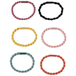 Pack 6 gomas efecto trenzado 