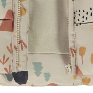 Chaleco acolchado con capucha y estampado para bebé niño 