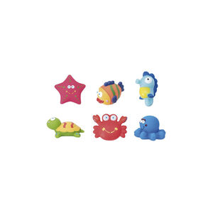 Juguetes de baño 6 uds Marine 