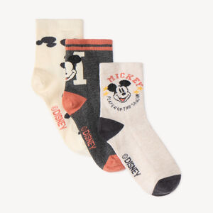 Set de 3 pares de calcetines para niño Mickey Disney 