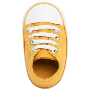 Zapatillas altas de lona con cordones para bebé niño 