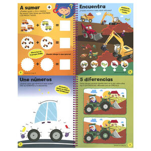 Libro de actividades Vehículos +5 años 