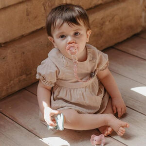 Chupete tetina fisiológica silicona SX PRO Wonder 6-18M - Decorado beige 