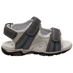 Sandalias con aplicaciones en contraste y velcros 