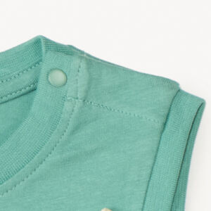 Pack de 2 camisetas sin mangas de palmeras para bebé niño 