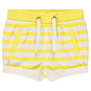 Pantalón corto de toalla con bolsillos 