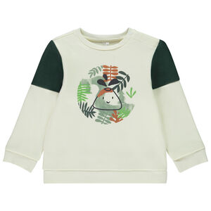 Sweat molleton print volcan pour bébé garçon 