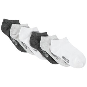 Pack 6 pares calcetines cortos lisos 