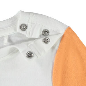 Conjunto 2 piezas efecto color block para bebé niño 