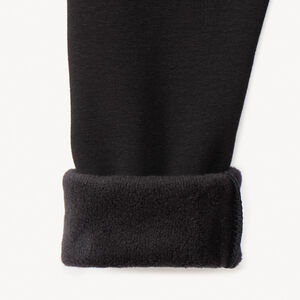 Pantalón de chándal de felpa lisa para niña 